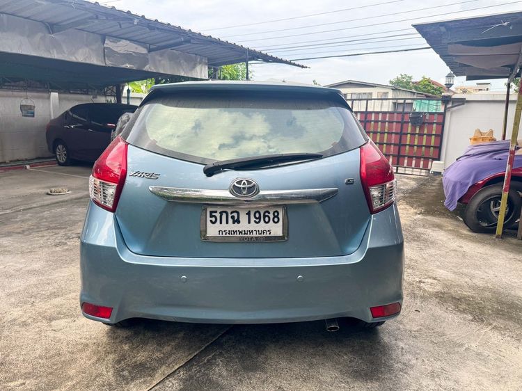 Toyota Yaris 2015 1.2 G Sedan เบนซิน เกียร์อัตโนมัติ ฟ้า รูปที่ 4