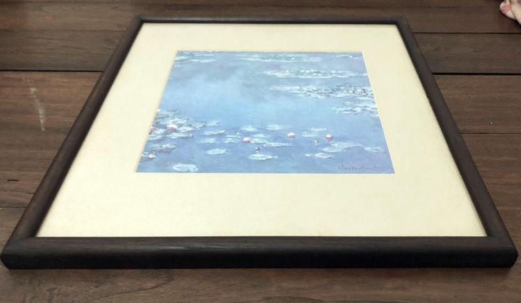 ภาพวาดสีน้ำมัน ของ CLAUDE MONET โคลด์ โมเนต์ งานรีโปรดัก ใส่กรอบไม้สักพร้อมแขวน รูปที่ 2