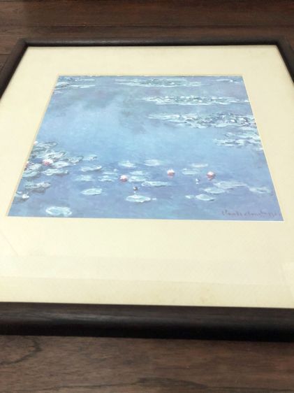 ภาพวาดสีน้ำมัน ของ CLAUDE MONET โคลด์ โมเนต์ งานรีโปรดัก ใส่กรอบไม้สักพร้อมแขวน รูปที่ 3