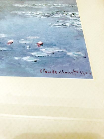ภาพวาดสีน้ำมัน ของ CLAUDE MONET โคลด์ โมเนต์ งานรีโปรดัก ใส่กรอบไม้สักพร้อมแขวน รูปที่ 4