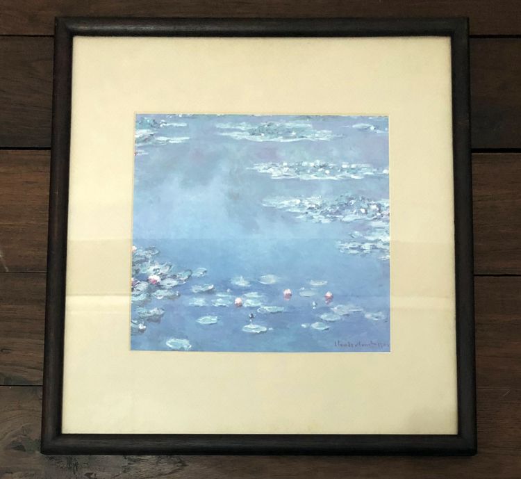 ภาพวาดสีน้ำมัน ของ CLAUDE MONET โคลด์ โมเนต์ งานรีโปรดัก ใส่กรอบไม้สักพร้อมแขวน