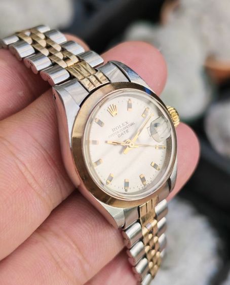 นาฬิกา​ Vintage​ Rolex​ Oyster-Perpetual Date ​พร้อมสายม้วนแท้​ ราคาดีทึ่สุดครับ รูปที่ 4