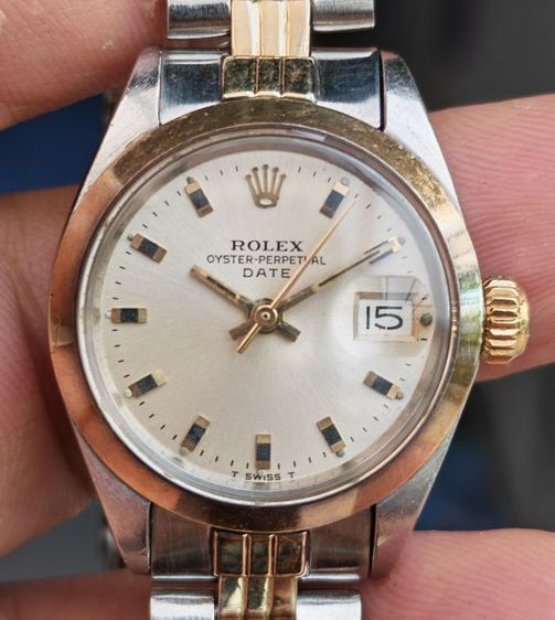 นาฬิกา​ Vintage​ Rolex​ Oyster-Perpetual Date ​พร้อมสายม้วนแท้​ ราคาดีทึ่สุดครับ รูปที่ 6