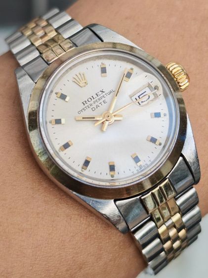 นาฬิกา​ Vintage​ Rolex​ Oyster-Perpetual Date ​พร้อมสายม้วนแท้​ ราคาดีทึ่สุดครับ รูปที่ 8