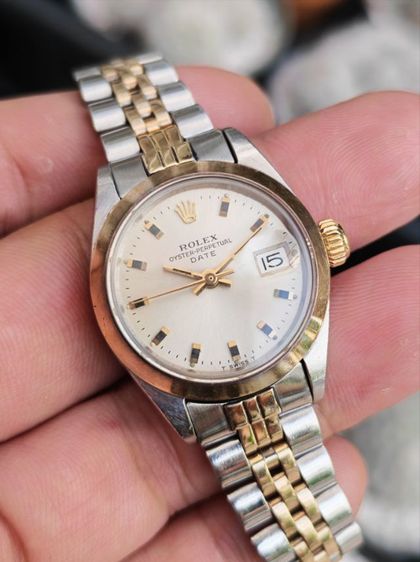 นาฬิกา​ Vintage​ Rolex​ Oyster-Perpetual Date ​พร้อมสายม้วนแท้​ ราคาดีทึ่สุดครับ รูปที่ 2