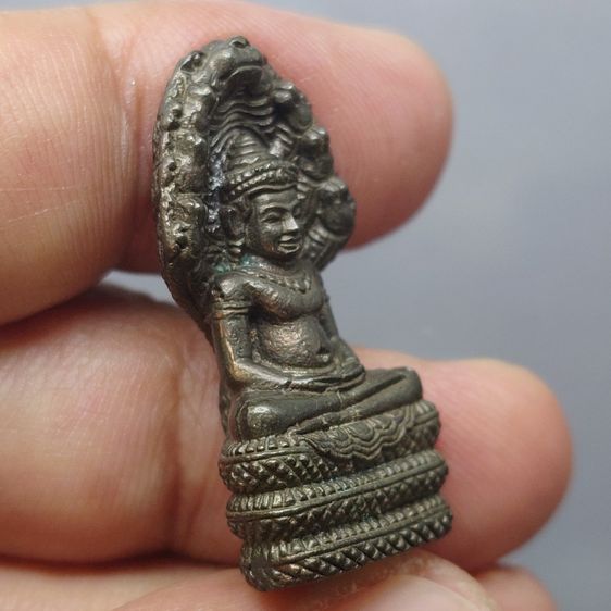 พระนาคปรก หลวงพ่อศิลา รุ่นมรดกโลก เนื้อนวะโลหะ พิมพ์ใหญ่ พุทธาภิเษก วัดบวรนิเวศวิหาร โดย สมเด็จพระสังฆราช ญสส เป็นประธานในพิธี ออกวัดทุ่งเสล รูปที่ 5