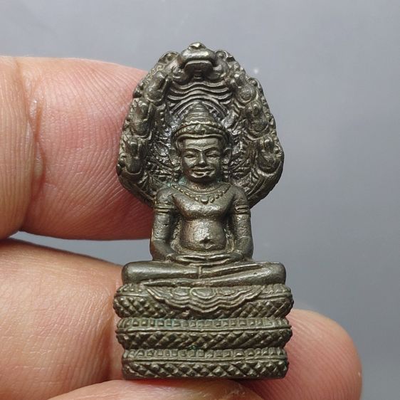 พระนาคปรก หลวงพ่อศิลา รุ่นมรดกโลก เนื้อนวะโลหะ พิมพ์ใหญ่ พุทธาภิเษก วัดบวรนิเวศวิหาร โดย สมเด็จพระสังฆราช ญสส เป็นประธานในพิธี ออกวัดทุ่งเสล รูปที่ 3