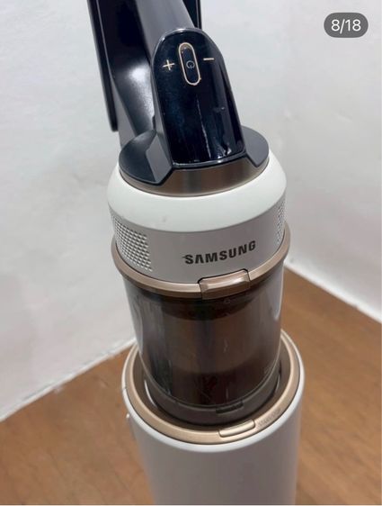 🔥SAMSUNG Jet 75 clean station set  เครื่องดูดฝุ่นไร้สายสภาพโดยรวมยังดีมากค่ะมีร่องรอยการใช้งานเดิมมาบ้างแบตเตอรี่ใหม่ใช้งานยาวค่ะ รูปที่ 8