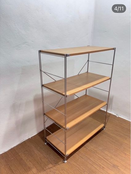 🔥Muji Oak Shelf Wide M ชั้นวางของอเนกประสงค์วัสดุดีแข็งแรงน่าใช้แนะนำเลยค่ะสภาพโดยรวมยังดีมาก  รูปที่ 4