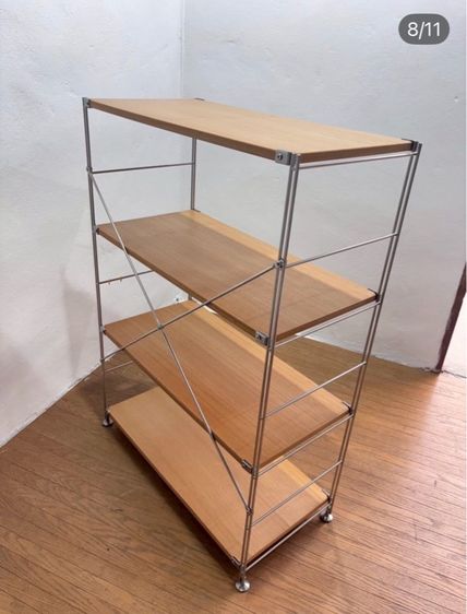 🔥Muji Oak Shelf Wide M ชั้นวางของอเนกประสงค์วัสดุดีแข็งแรงน่าใช้แนะนำเลยค่ะสภาพโดยรวมยังดีมาก  รูปที่ 8