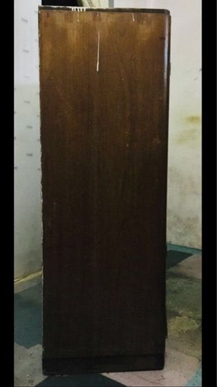 ตู้ไม้สัก กว้าง106ซม. หนา40ซม. สูง114ซม. ด้านบนเป็นส่วนตู้ ด้านล่างมีลิ้นชักยาว รูปที่ 9