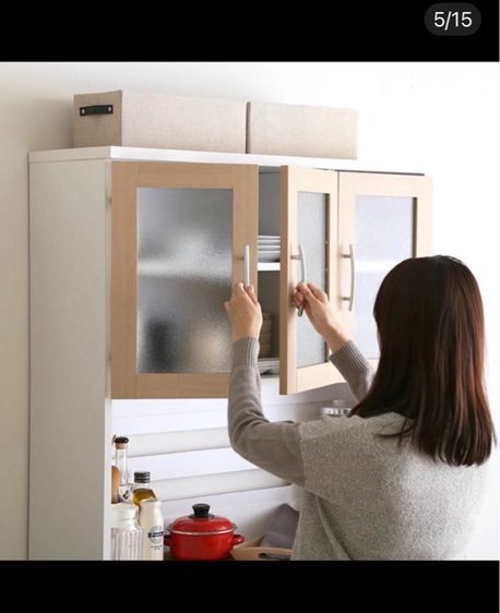 🔥🇯🇵 ตู้เก็บของอเนกประสงค์วัสดุดีแข็งแรงน่าใช้แนะนำเลยค่ะสภาพโดยรวมยังดีมากอาจมีร่องรอยการใช้งานเดิมมาบ้าง  รูปที่ 5