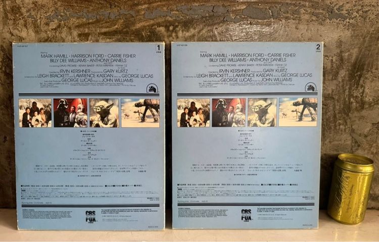 แผ่นวิดีโอ  Star Wars the Empire Strikes Back ยุค 80s  รูปที่ 2