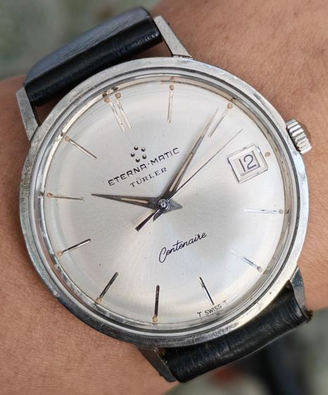 นาฬิกา​ Vintage​ Eterna-Matic Centenaire​ (Turler)​ หายากที่สุด​ ราคาดีที่สุดครับ รูปที่ 9