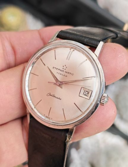 นาฬิกา​ Vintage​ Eterna-Matic Centenaire​ (Turler)​ หายากที่สุด​ ราคาดีที่สุดครับ รูปที่ 6
