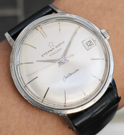 นาฬิกา​ Vintage​ Eterna-Matic Centenaire​ (Turler)​ หายากที่สุด​ ราคาดีที่สุดครับ รูปที่ 8