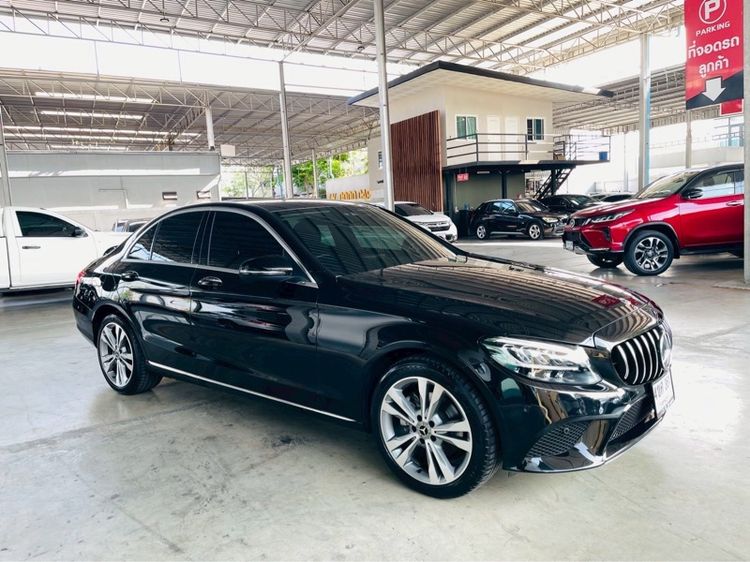 Mercedes-Benz C-Class 2022 C220 CDI Sedan ดีเซล ไม่ติดแก๊ส เกียร์อัตโนมัติ ดำ รูปที่ 2