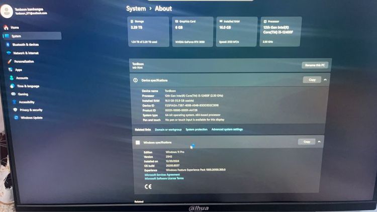 🔥 ขายคอมประกอบ 

- CPU: Intel Core i5-12400F
- GPU: RTX 3050 6GB  จอ 27" 165Hz ต่อรองได้นิดหน่อย นัดดูได้เพื่อความสะบายใจ(มีของแถม) รูปที่ 7
