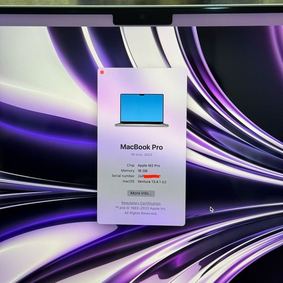 Macbook Pro ชิป M2 Pro จอ16.2“ ความจุ 1TB มีประกันศูนย์ รูปที่ 12