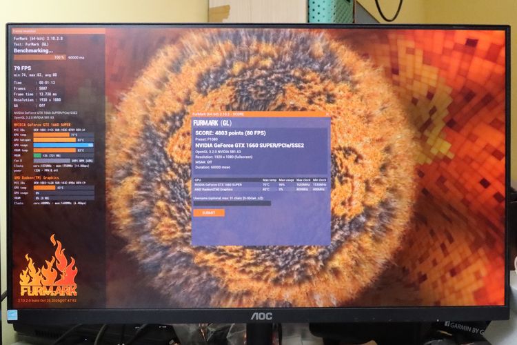 HP Pavilion Gaming Ryzen 5 5600G+GTX1660 Super RAM8-SSD256+HDD1TB รูปที่ 9