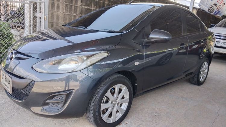 Mazda Mazda 2 2010 1.5 Groove Van ดีเซล ไม่ติดแก๊ส เกียร์อัตโนมัติ เทา รูปที่ 2
