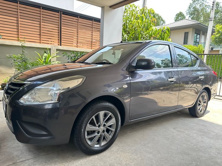Nissan Almera 2014 1.2 E Sedan เบนซิน ไม่ติดแก๊ส เกียร์อัตโนมัติ เทา รูปที่ 4