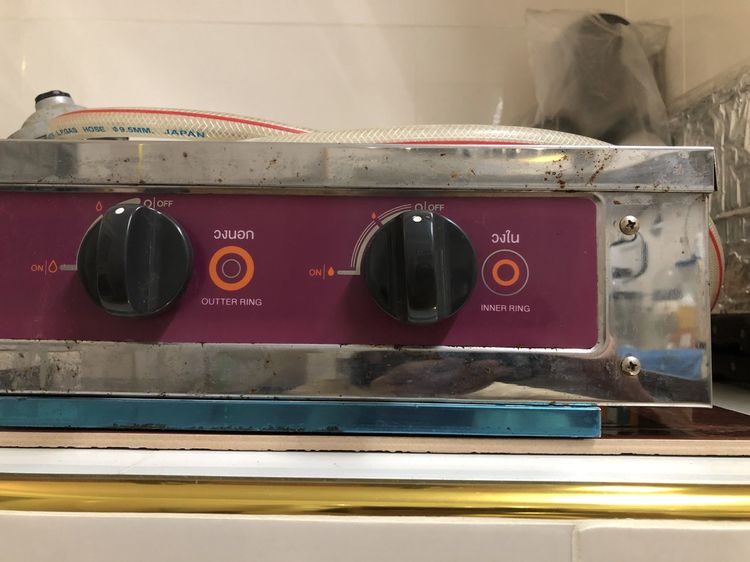 เตาแก๊สตั้งพื้น MEX รุ่น PSG561X ขายรวมหัวปรับแรงดันต่ำ มีเกจวัดความดัน และระบบตัดแก๊สอัตโนมัติเมื่อแก๊สรั่ว และสายแก๊ส รูปที่ 6