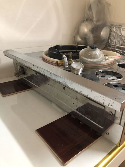 เตาแก๊สตั้งพื้น MEX รุ่น PSG561X ขายรวมหัวปรับแรงดันต่ำ มีเกจวัดความดัน และระบบตัดแก๊สอัตโนมัติเมื่อแก๊สรั่ว และสายแก๊ส รูปที่ 9