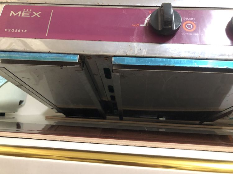 เตาแก๊สตั้งพื้น MEX รุ่น PSG561X ขายรวมหัวปรับแรงดันต่ำ มีเกจวัดความดัน และระบบตัดแก๊สอัตโนมัติเมื่อแก๊สรั่ว และสายแก๊ส รูปที่ 7