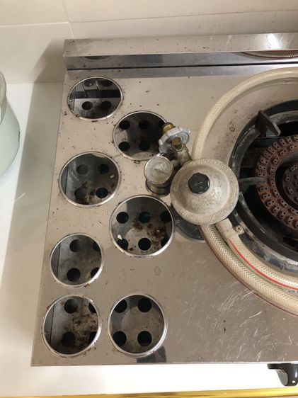 เตาแก๊สตั้งพื้น MEX รุ่น PSG561X ขายรวมหัวปรับแรงดันต่ำ มีเกจวัดความดัน และระบบตัดแก๊สอัตโนมัติเมื่อแก๊สรั่ว และสายแก๊ส รูปที่ 3