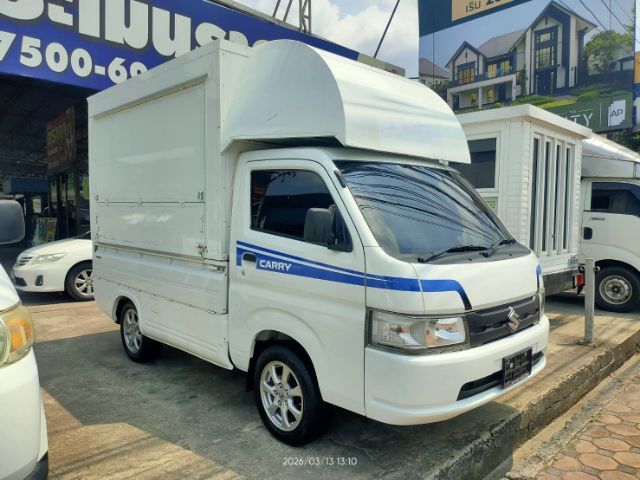 Suzuki Carry 2021 1.5 Pickup เบนซิน ไม่ติดแก๊ส เกียร์ธรรมดา ขาว รูปที่ 4