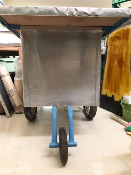 รถเข็นขายก๋วยเตี๋ยว ขายกาแฟ หรืออื่นๆ ของใหม่ ซื้อมาไม่เคยใช้ แถมร่มกับกระติกน้ำใบใหญ่1ใบ รูปที่ 5