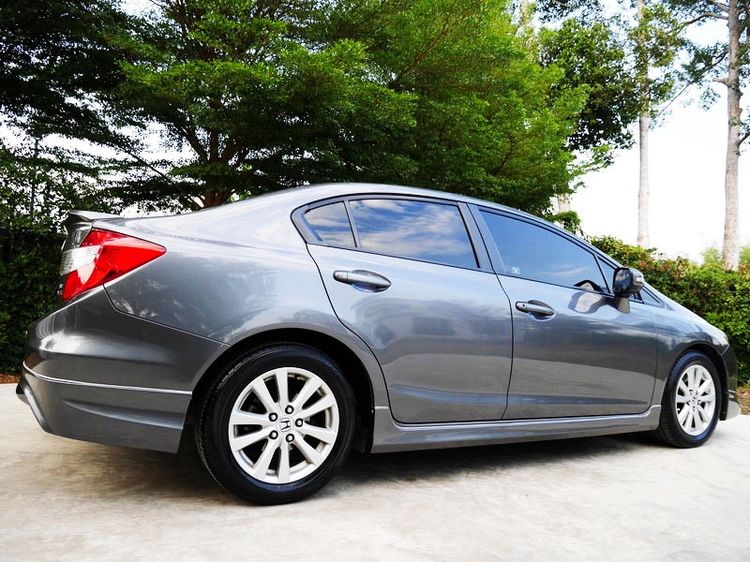 Honda Civic 2012 1.8 E i-VTEC Sedan เบนซิน ไม่ติดแก๊ส เกียร์อัตโนมัติ เทา รูปที่ 4