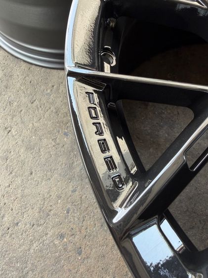 ล้อแม็กขอบ20 RACE FORGED รุ่นRF10 5รู112-114 กว้าง8.5 หลัง10 ออฟ30 หลัง40 งานไทย ล้อเบา สีดำเงา สภาพสวยมากๆ  รูปที่ 8