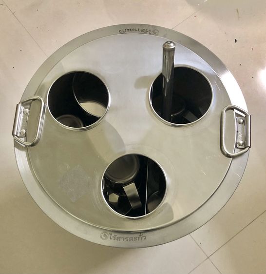 หม้อกาแฟ หม้อก๋วยเตี๋ยว สแตนเลส ตราหัวม้าลาย 36 ลิตร ฝา 3 ช่อง ด้านในกั้นช่อง พร้อมเหยือกชงและกระบวยตักน้ำ รูปที่ 9
