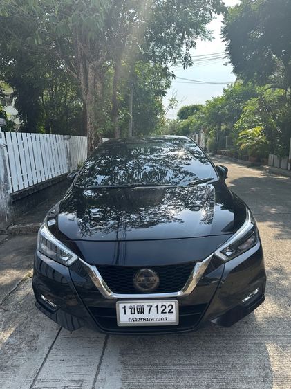 Nissan Almera 2020 1.0L Turbo VL CVT Sedan เบนซิน ไม่ติดแก๊ส เกียร์อัตโนมัติ ดำ