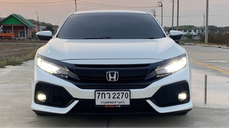 Honda Civic 2018 1.5 Turbo Sedan เบนซิน ไม่ติดแก๊ส เกียร์อัตโนมัติ ขาว รูปที่ 2