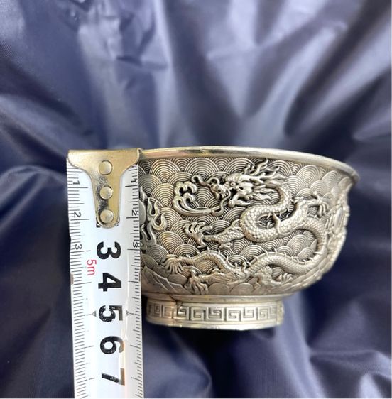 ถ้วยน้ำชา มังกรเงิน สะสมA2 รูปที่ 7