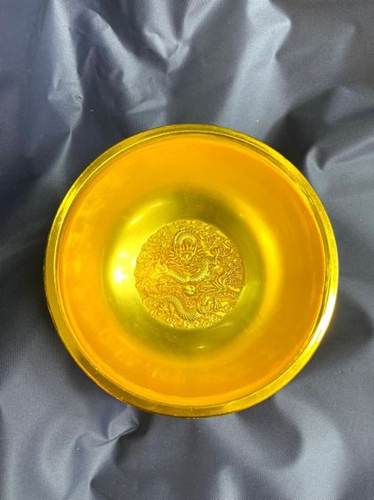 ถ้วย มังกรทอง มังกรคู่ สะสม รูปที่ 5