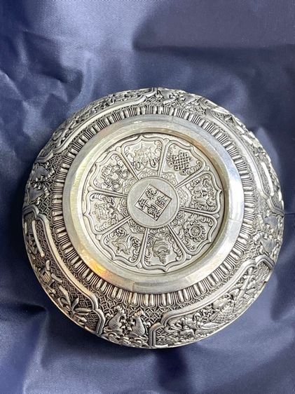 ถ้วยเงินจีน กิเลนสะสม รูปที่ 6