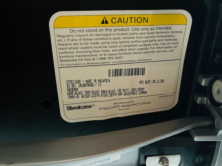 เก้าอี้สตูสูง Steelcase รุ่น Think V2 โมเดอร์นฟอร์ม รูปที่ 17