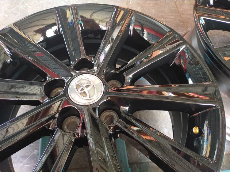 แม็กโตโยต้า ขอบ17 กว้าง7 et45 สีอบpowder coat ไม่ดุ้งไม่คดไม่แตกใส่ camry ได้ทุกรุ่น รูปที่ 6