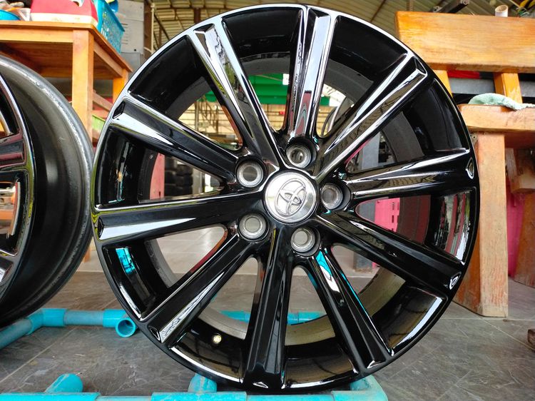 แม็กโตโยต้า ขอบ17 กว้าง7 et45 สีอบpowder coat ไม่ดุ้งไม่คดไม่แตกใส่ camry ได้ทุกรุ่น รูปที่ 4