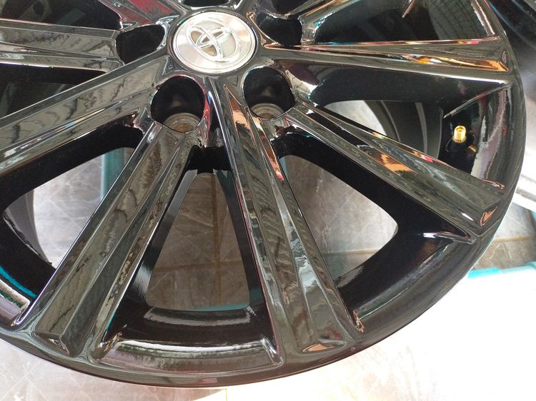 แม็กโตโยต้า ขอบ17 กว้าง7 et45 สีอบpowder coat ไม่ดุ้งไม่คดไม่แตกใส่ camry ได้ทุกรุ่น รูปที่ 8