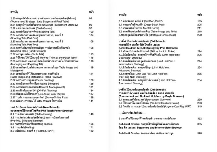 หนังสือ เก่งโป๊กเกอร์แบบโปร  Master Poker The Complete Course รูปที่ 9