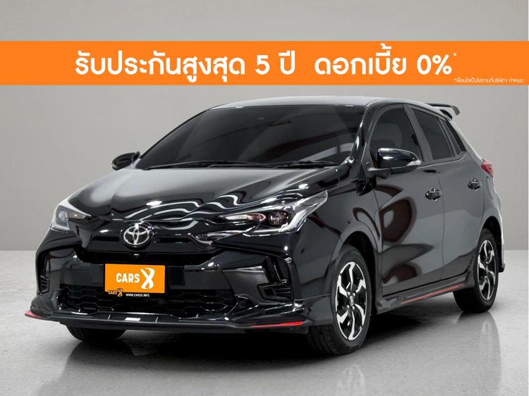 รถ Toyota Yaris 1.2 Premium สี ดำ