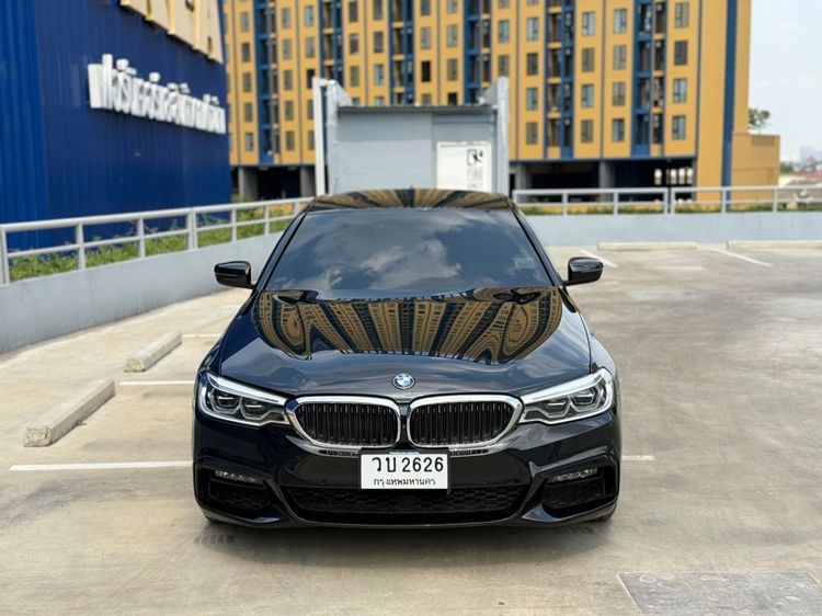 BMW Series 5 2019 530e Sedan Hybrid (Diesel) ไม่ติดแก๊ส เกียร์อัตโนมัติ ดำ รูปที่ 2