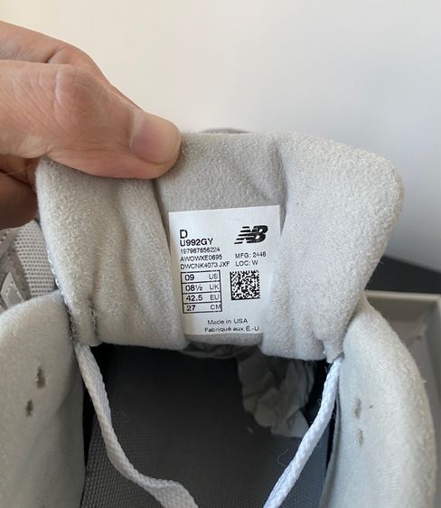 New Balance 992 มือสอง สภาพใหม่กริ๊บ รูปที่ 5