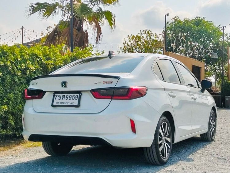 Honda City 2022 1.5 e:HEV RS Sedan ไฮบริด ไม่ติดแก๊ส เกียร์อัตโนมัติ ขาว รูปที่ 3
