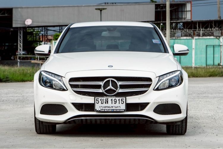 Mercedes-Benz C-Class 2017 C350 Sedan เบนซิน ไม่ติดแก๊ส เกียร์อัตโนมัติ ขาว รูปที่ 2